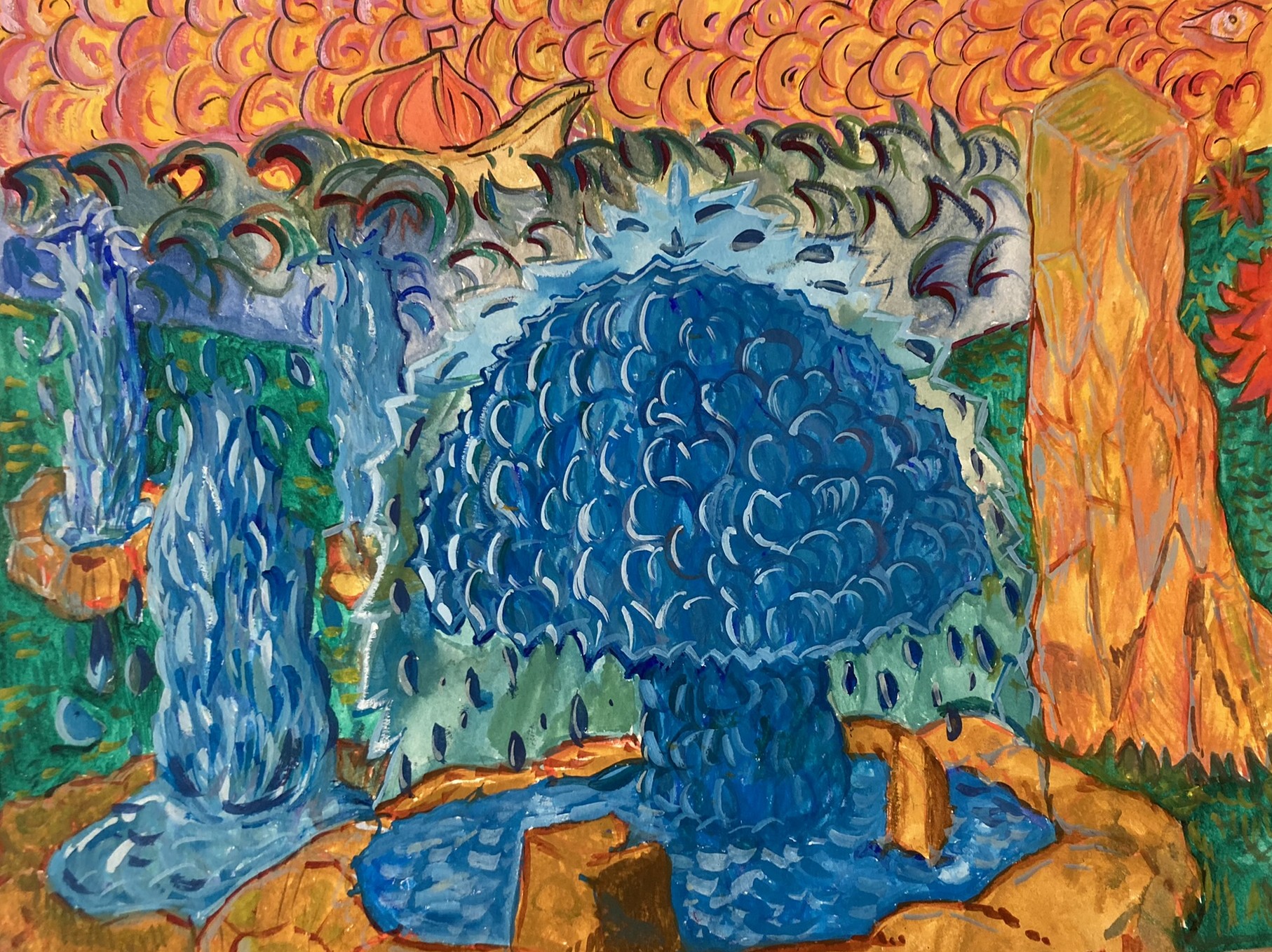 Geyser art